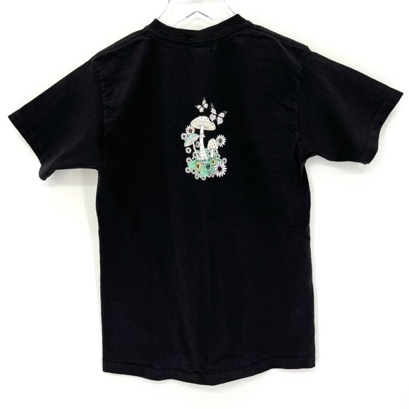 Urban Nation Enjoy The Little Things Flower Mushroom Graphic Tee Shirt Size XS - Picture 5 of 8